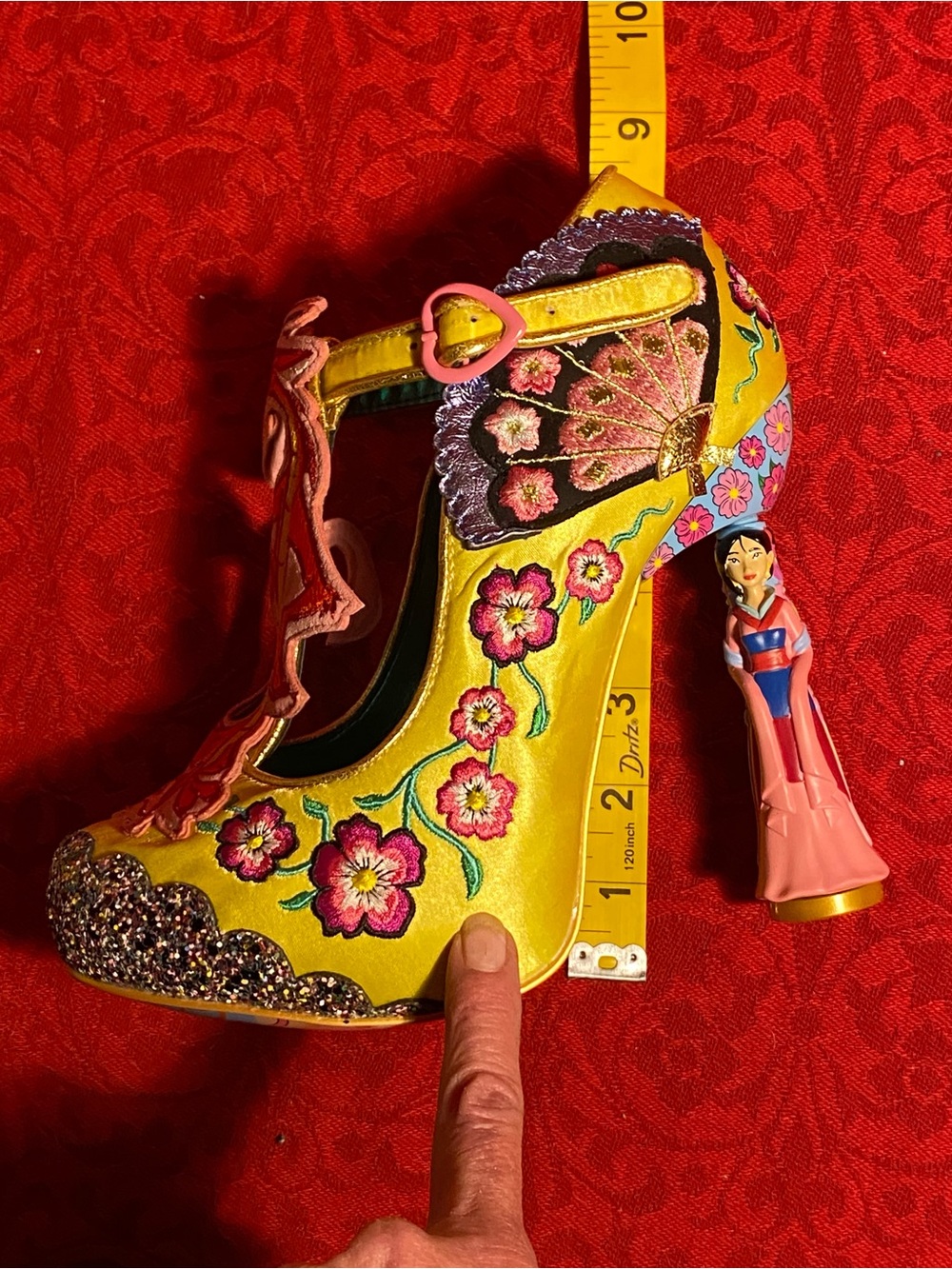 Irregular Choice Disney Princess”Let Your True Self Shine” special heels MULAN,8 - Picture 11 of 14